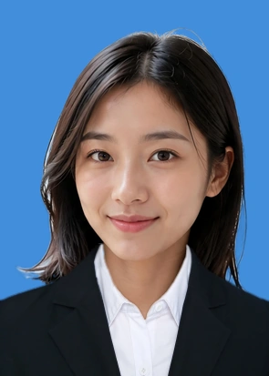 成人女深蓝职业装