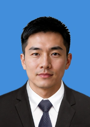 成人男深蓝职业西装